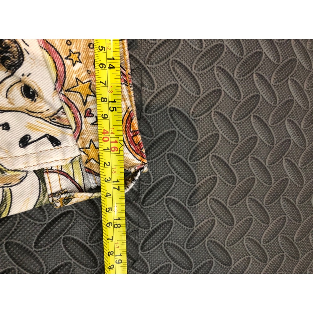 Wrangler x Lainey Wilson Flare Jeans Womens 32x34 Multicolor Graphic High Rise - Picture 3 of 8